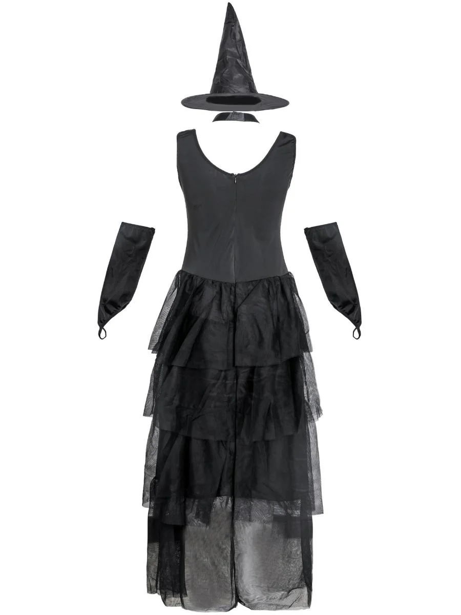 Adult Women's Witch Costume Role-plang Cosplay loween Clothing MXL Ladies' Cloak Witch Outfit Stage Performance Ethnic Wear