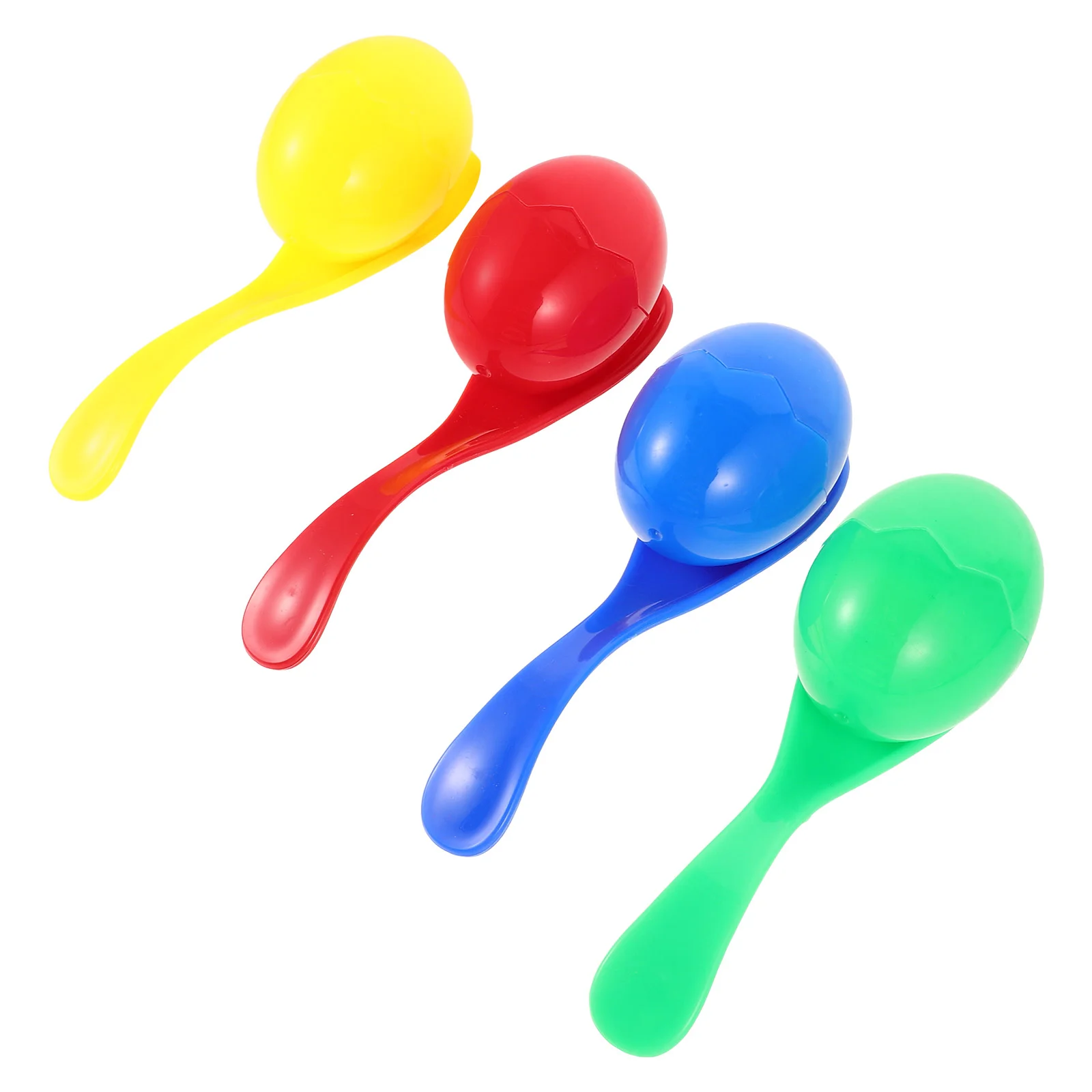 4 Pcs Spoon Egg Toy Outdoor Play Toys Birthday Party Games for Kids 4-8 Sports Brain Development and Race Plastic 8-12 Classic