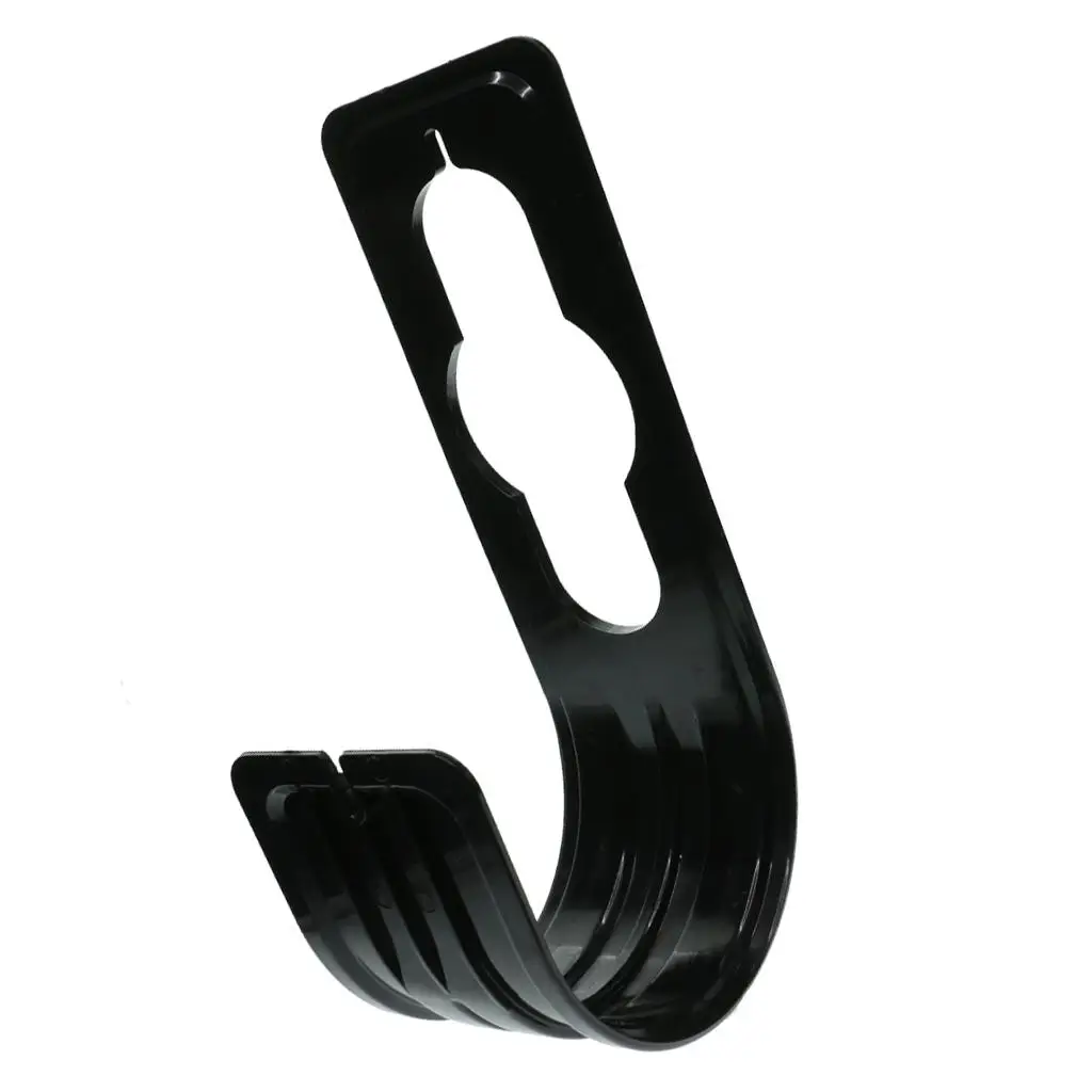 2x 25ft,50ft,75ft,100ft Flexible Garden Hose Holder Bracket Black