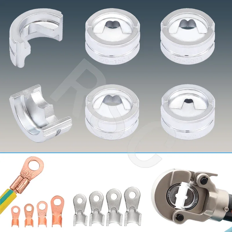 Hydraulic Crimping Die Size Range 10A-300A for EZ-300 GC-1632 CW-1632 Hydraulic Crimping Pliers 4