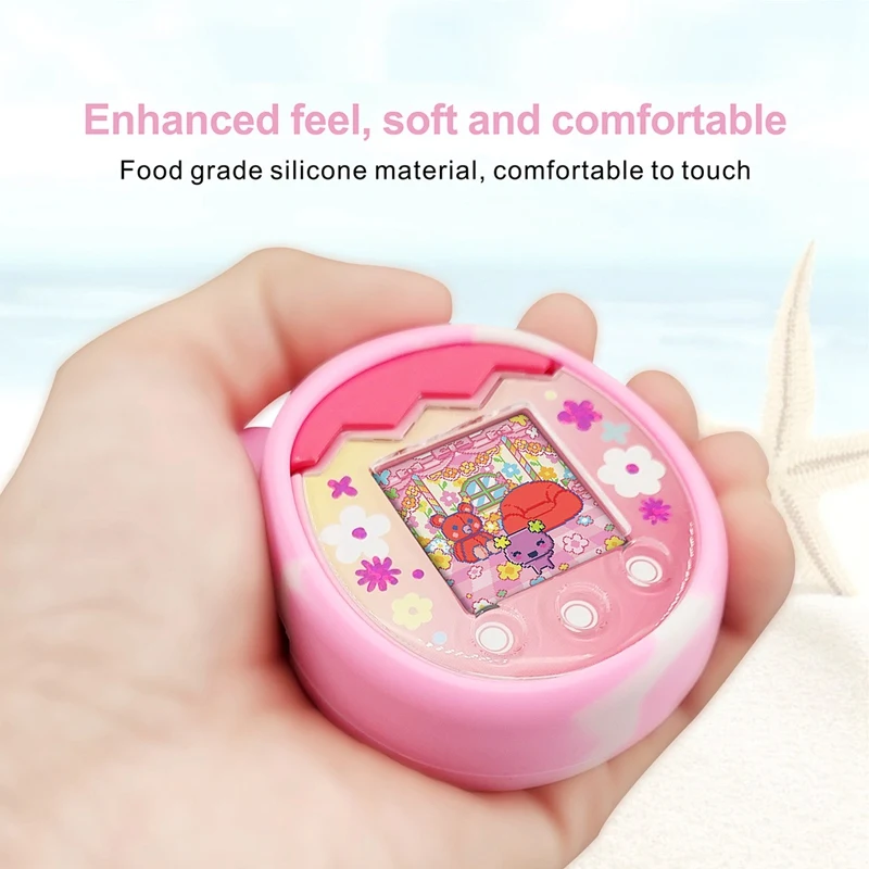 Soft Silicone Case For Tamagotchi Pix Virtual Electronic Pet Machine Protective Cover Shell Waterproof Case