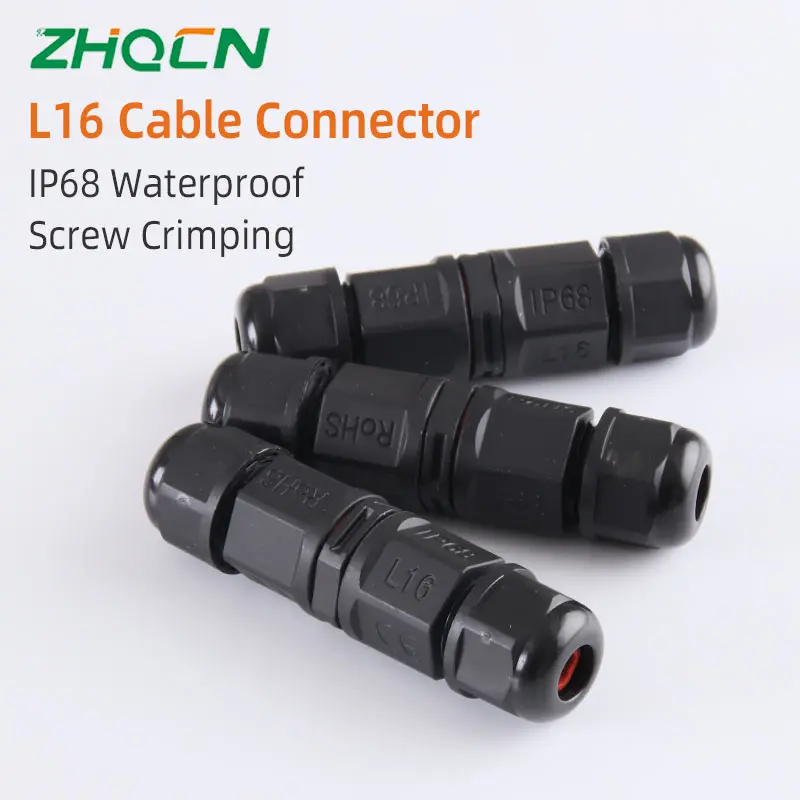 L16 Outdoor LED Lighting IP68 Waterproof Tools electric Connector Suitable For Underground And Outdoor Projects Connector 2/3/4P