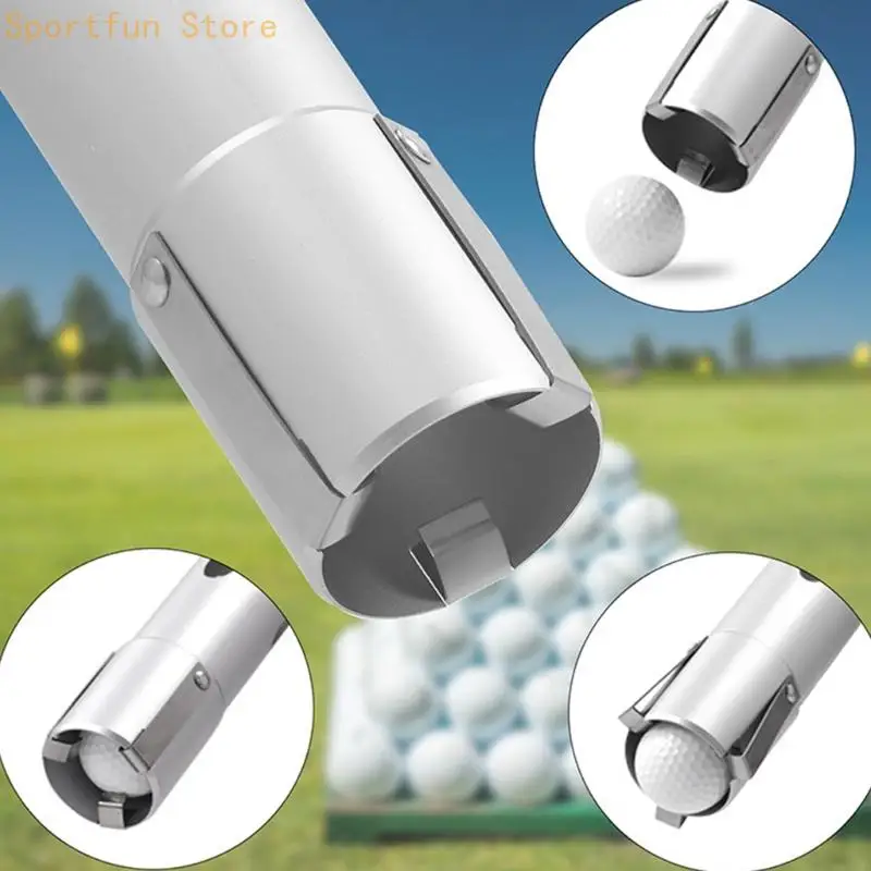 Portable Golf Ball Pickup Tube for Range and Simulator Practice X7JD