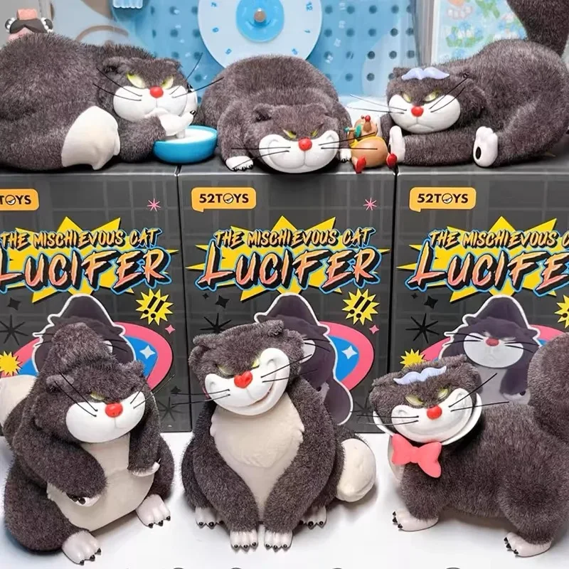 

52toys Disney Bad Cat Lucifer Cute And Humorous Desktop Car Accessory Ideal As A Gift Or Collectible For The New Year Season