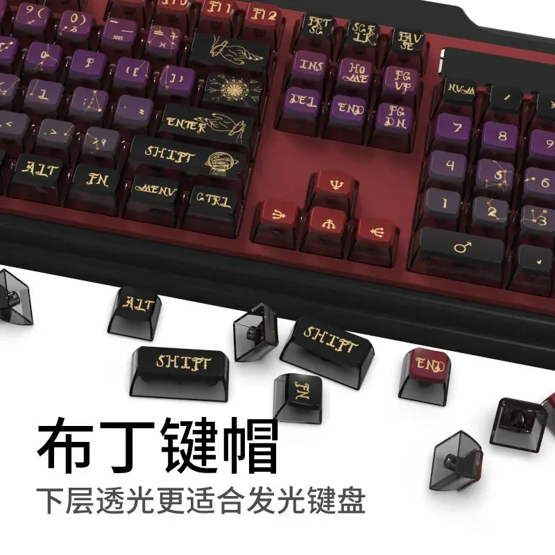 Népi keycaps PBT Théma-rendszer Nemesítés keycaps, Személyre szóló DIY Meg nem látott Hiánytalan állítsa bel Ábra keycaps