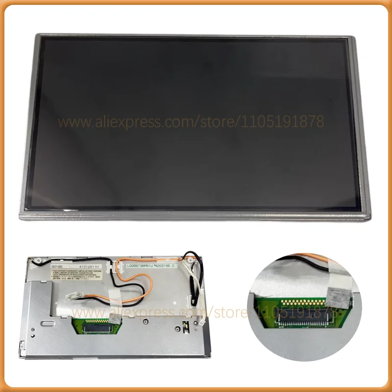 6.5 Inch LCD Screeen For B  M WM  K4 MK3 X3 X5 E53 E38 E39 Car GPS Navigation LQ065T9BR51 LQ065T9BR51U LQ065T9BR52U LQ065T9BR54U