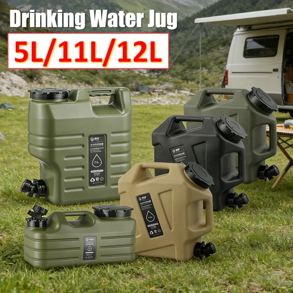 Outdoor Camping Water Jug - Contenedor de agua portátil de 3,2