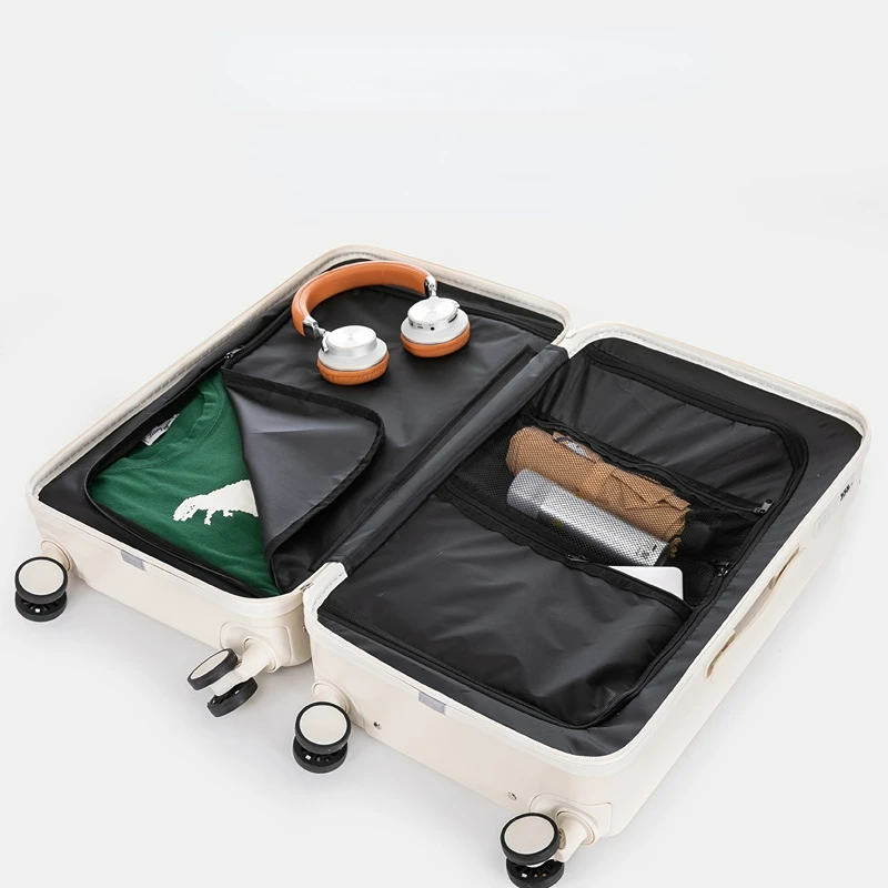 Reizen Koffer Op Wielen Vrouw Rolling Bagage Carry Op Cabine Trolley Bagage Met Usb Socket Koffer Voor Wielen 360 Valises