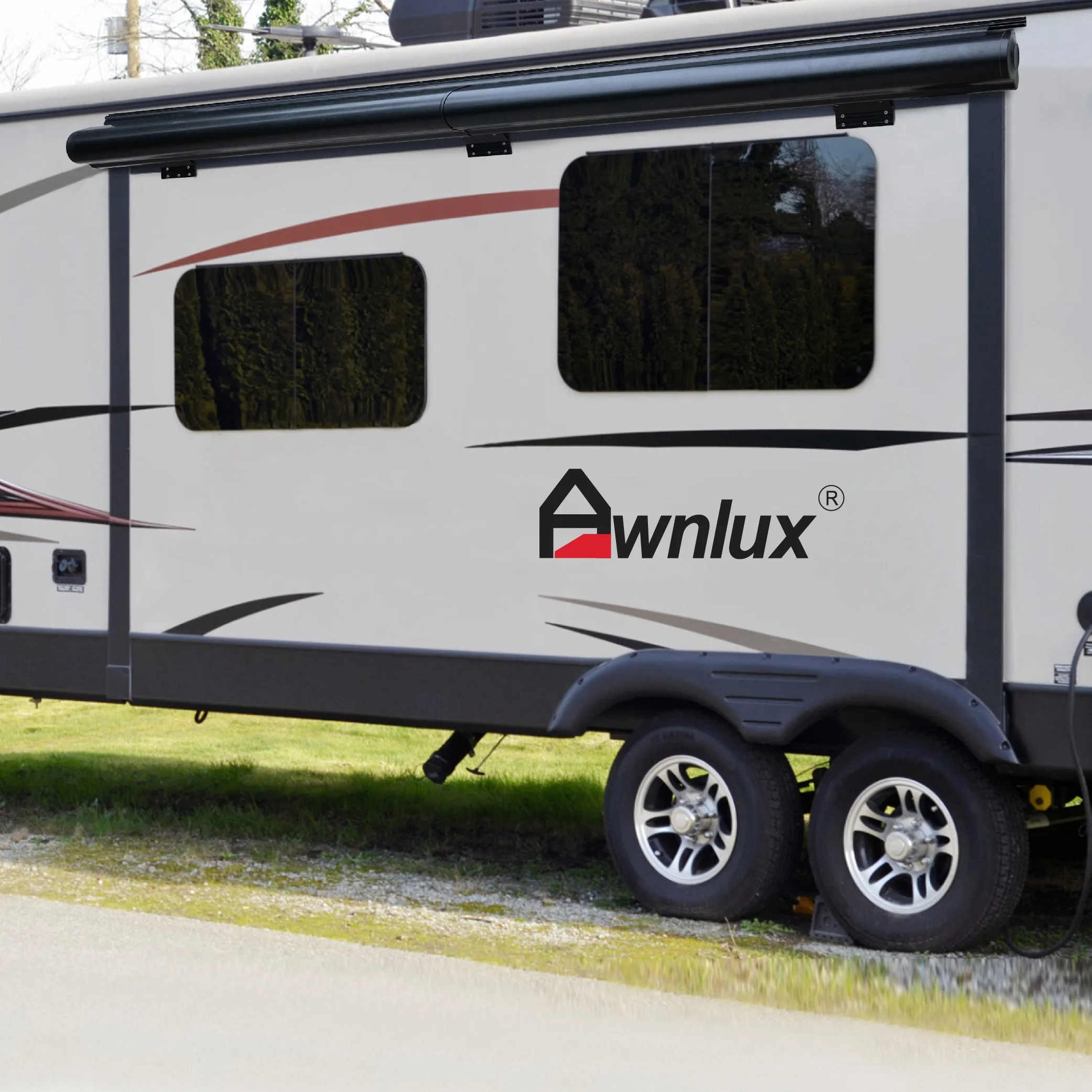 Wareda RV Accesorio Exterior Cassette Slideout Topper Toldo para Remolque Motor Hogar Caravana Deslizar 5a Rueda