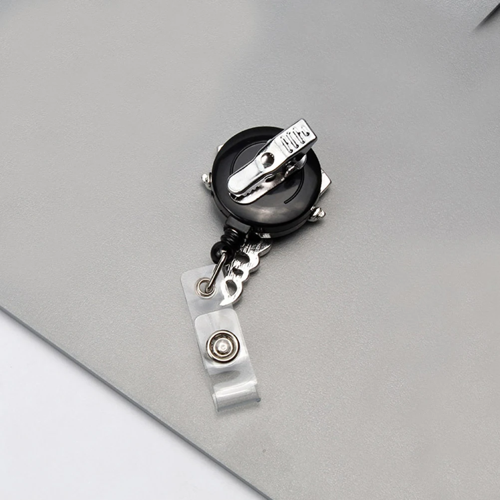 

Badge Reel ID Holder Retractable Clip High Grade Material Office Staff Student Use European American