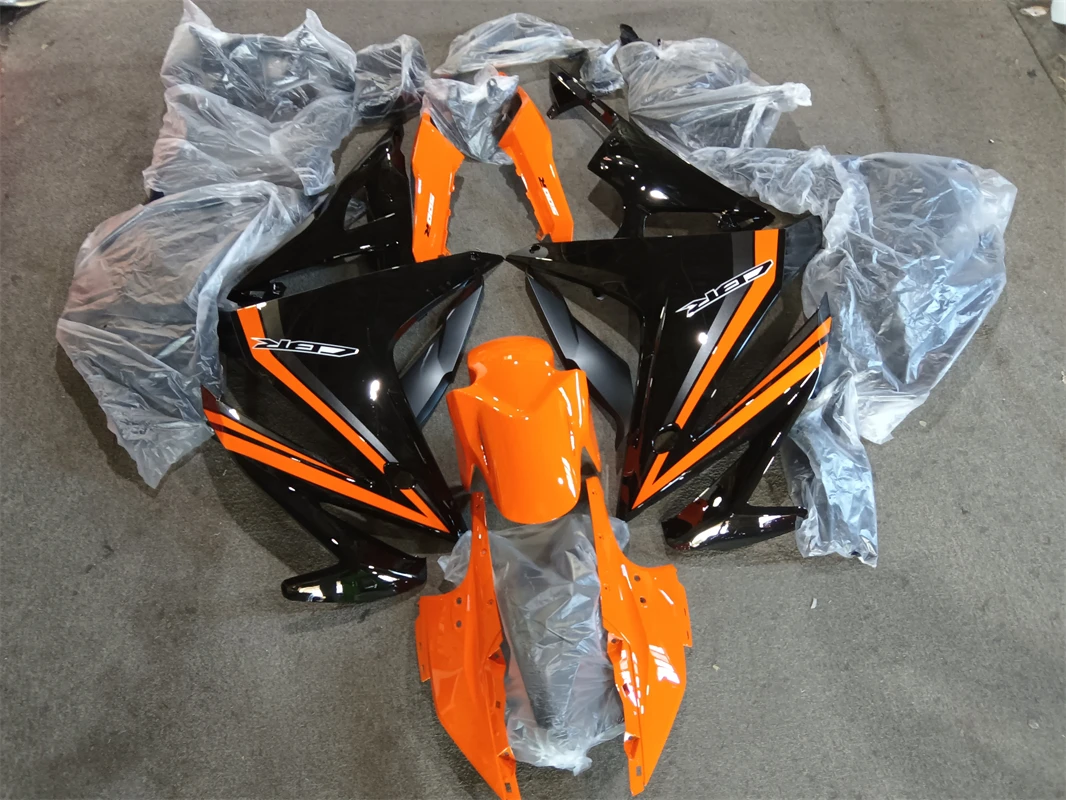 

Детали мотоцикла с литьем для CBR500R 16 17 18 CBR 500R CBR500 2016 2017 2018, красные, черные обтекатели, оранжевый, черный