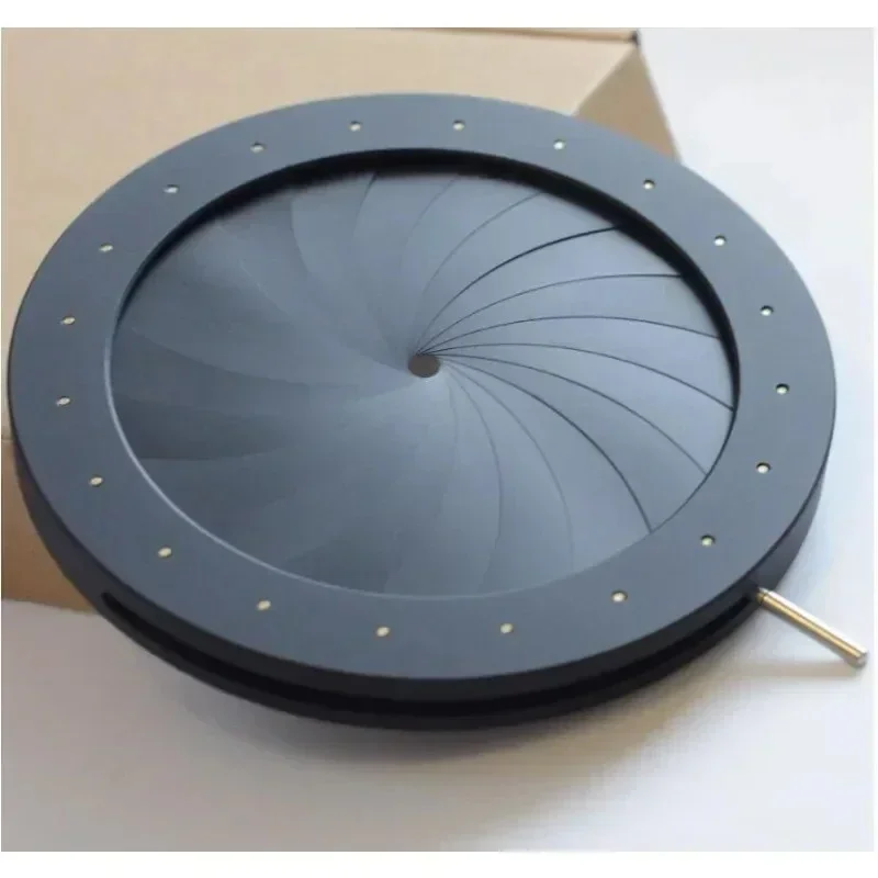 

2025Adjustable Aperture 6-98mm Mechanical Iris Diaphragm for Microscope/Camera Lens Module DIY Retrofit Adapter Ring Outer 130mm