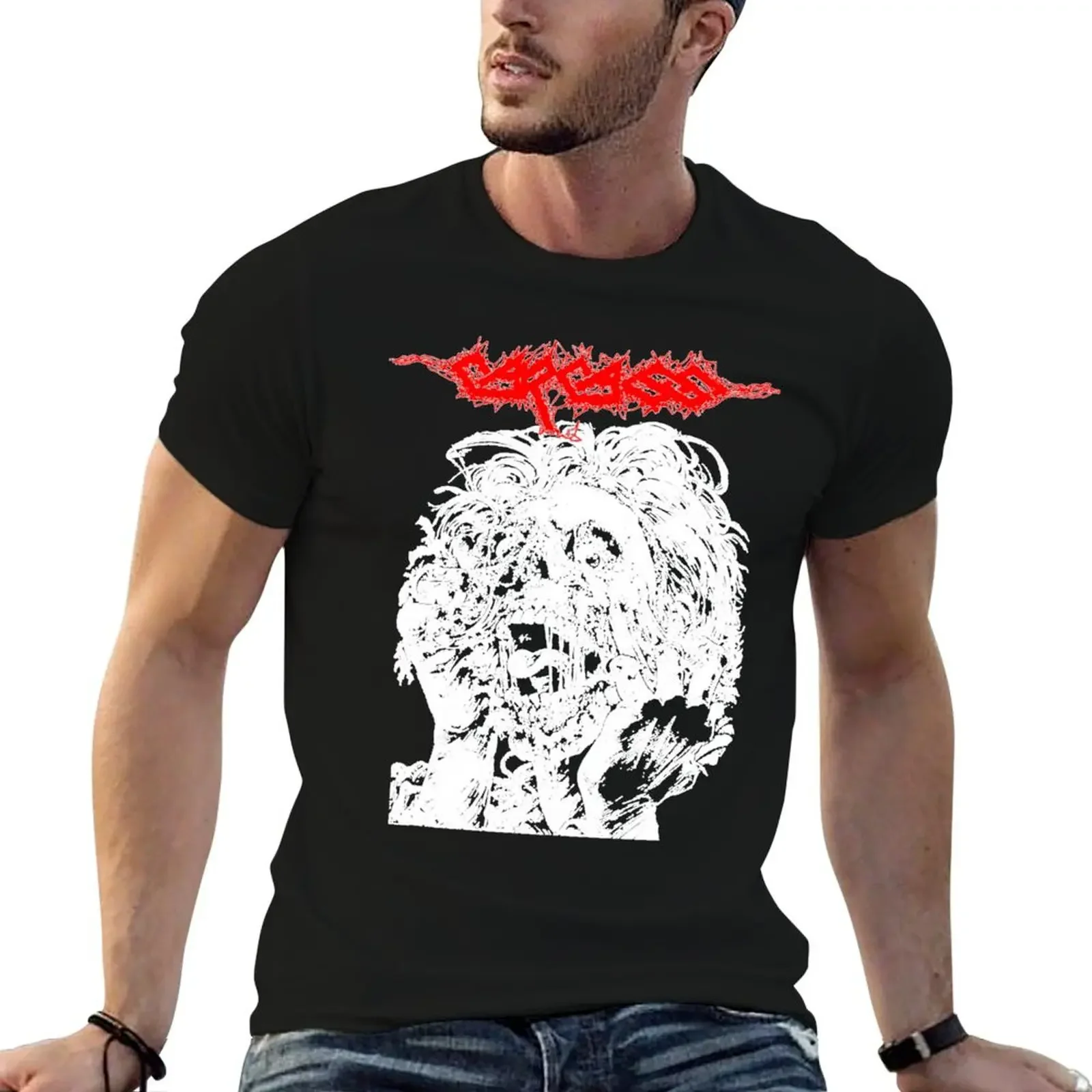 Carcass Gore Shriek Underground T-Shirt boys whites oversizeds Aesthetic clothing new edition mens graphic t-shirts big and tall