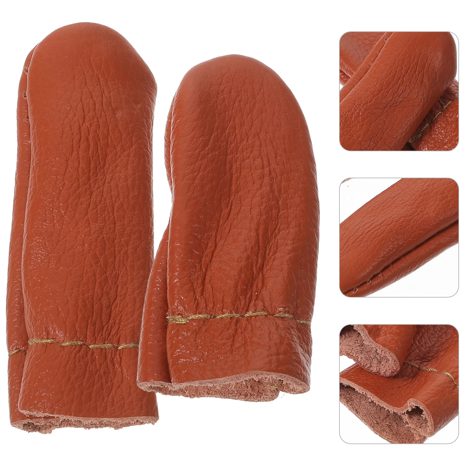 

10Pcs Long Service Life Thimble Finger Protectors for Felting Sewing DIY Crafts Protective Guards Thimble Finger Protector