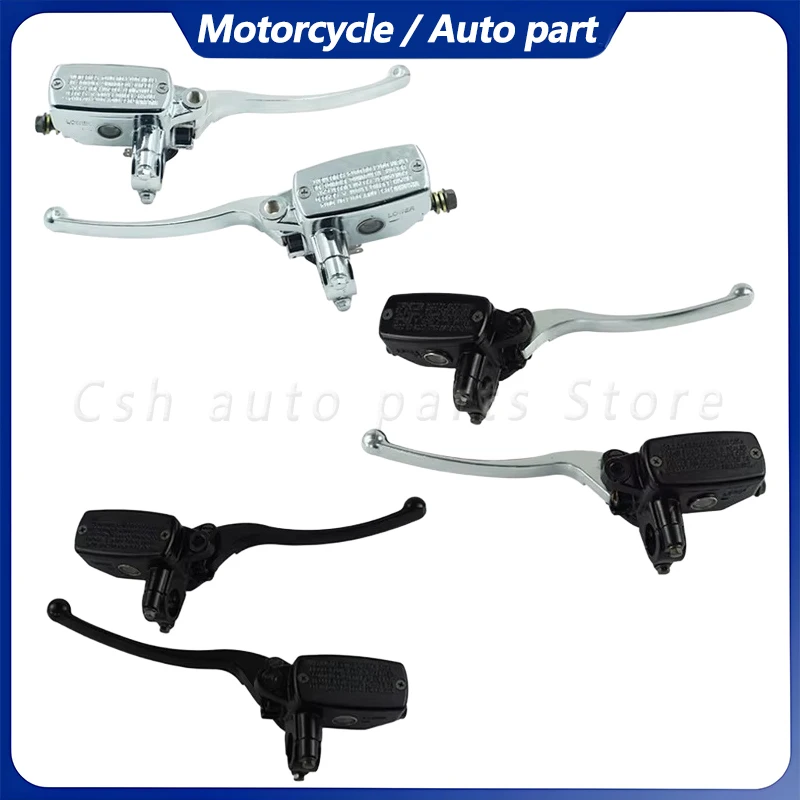 

Universal 7/8" 22MM Motorcycle Handlebar Hydraulic Master Cylinder Brake Clutch Levers For Yamaha VMAX Honda Kawasaki