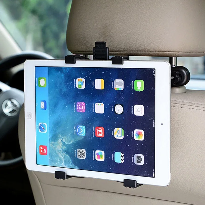 360 Degree Car Back Seat Headrest Mount Holder For iPad 2 3 4 Air  ipad mini 1/2/3/4 Tablet For SAMSUNG Xiaomi Tablet PC Stands