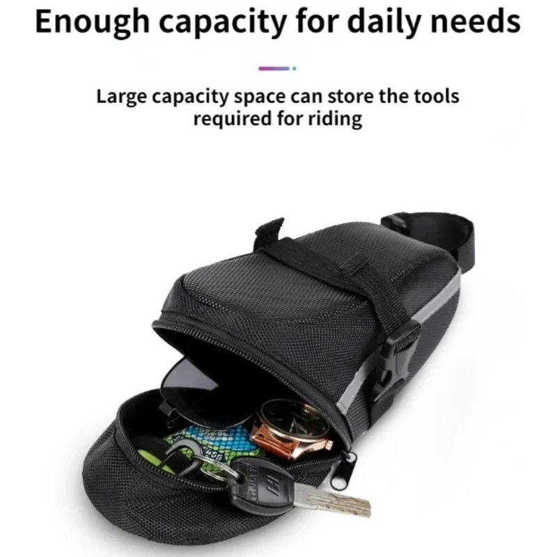 

Сумка на седло для горного велосипеда, водонепроницаемая, для инструментов и аксессуаров, на заднее сиденье, для велоспорта и активного отдыха