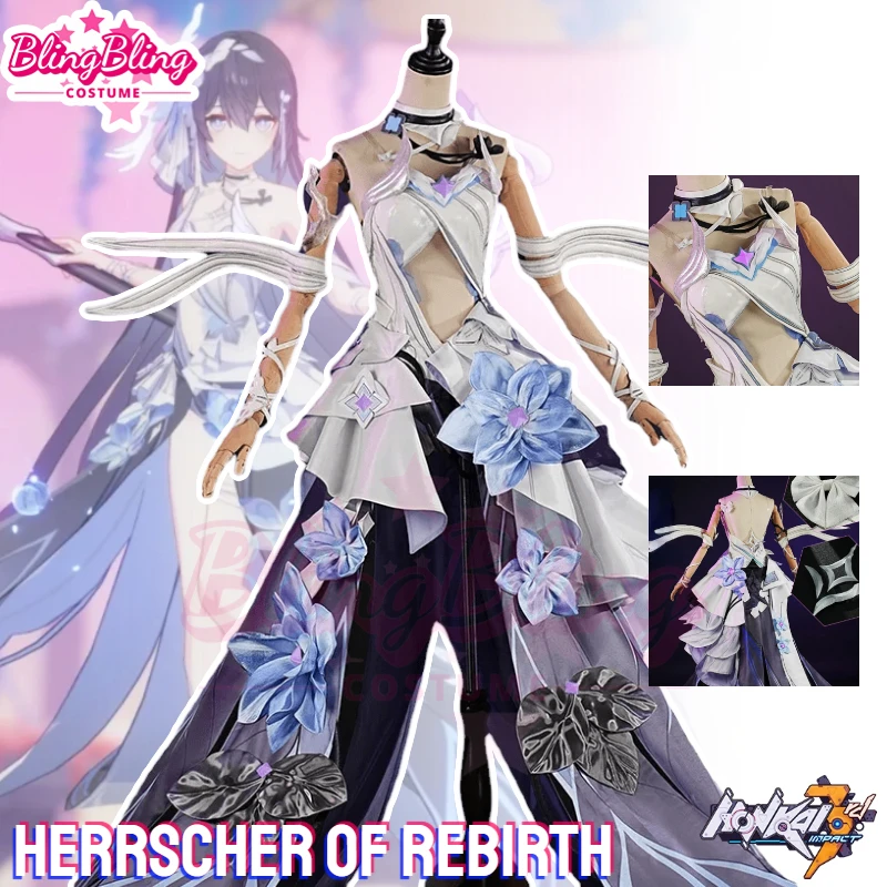 

Костюм для косплея Honkai Impact 3 Herrscher of Rebirth, костюм для косплея игры Honkai Impact 3 Seele Vollerei, костюм для косплея Seele