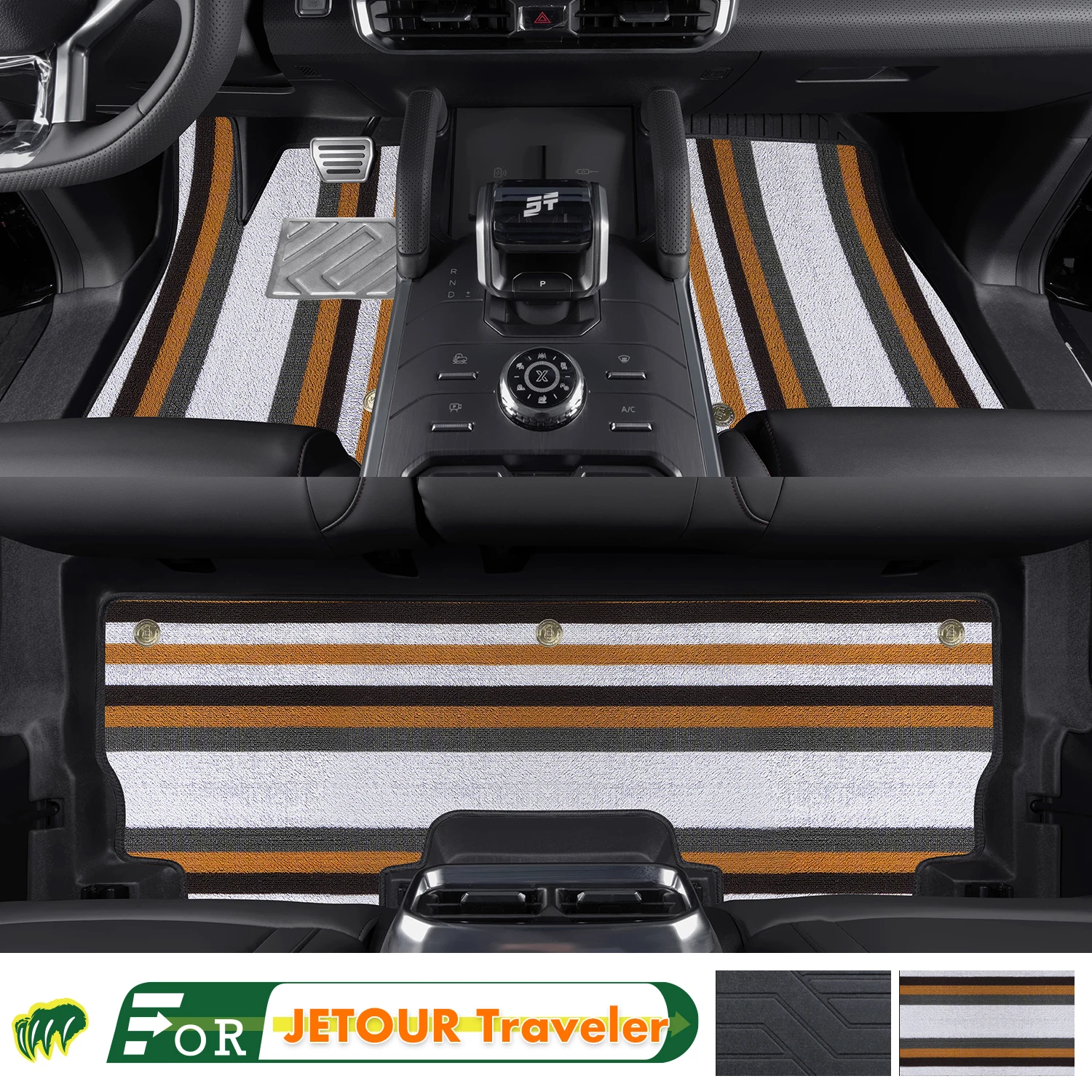 

Left-hand Drive Car Floor Mat For Chery JETOUR Traveler 2023-24 Full Surround Foot Mat Automotive Floor Mat Interior Floor Liner