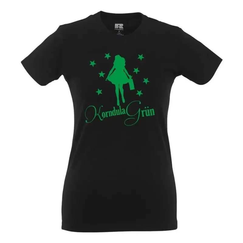 Korndula Grün  Fun  Lustig  Sprüche  Girlie Shirt