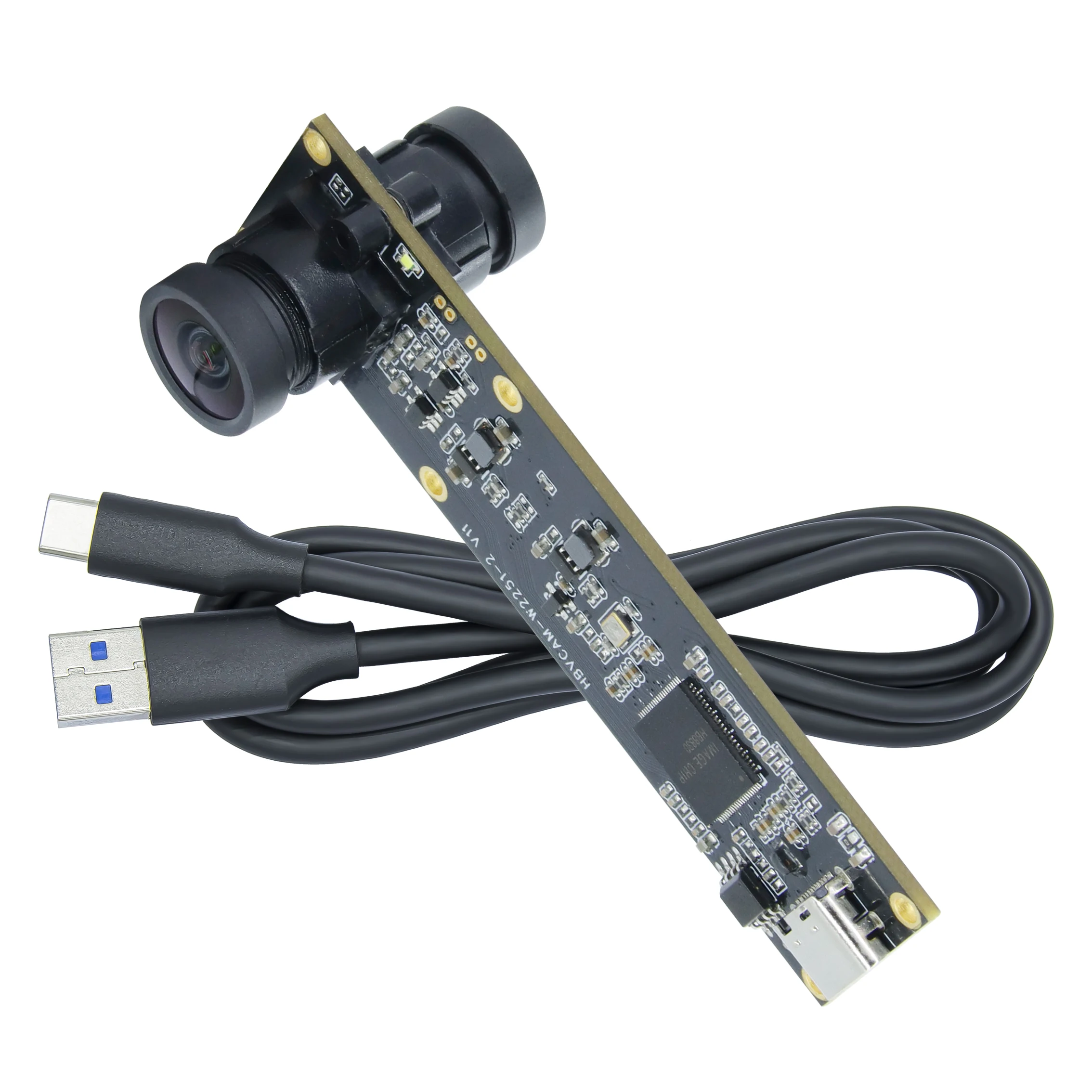 Factory Direct USB 2.0/3.0 Dual Vision 1MP 720P Horizontales 360-Grad-Panoramakameramodul auf der Rückseite