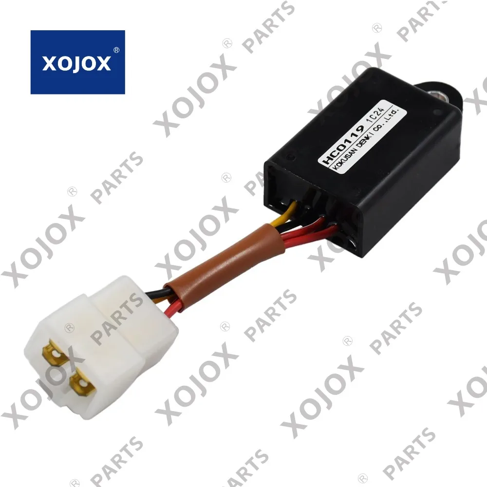 

XOJOX 129211-77920 Oil Cut Off Valve Plug Timer Relay HC0119 YM129211-77920 819908843 For Yanmar Engine 3TNV88 Solar SL75-V For