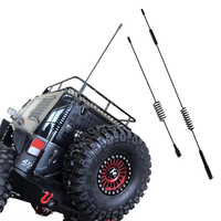 1PCS Mini Simulated Metal Antenna for 1/10 RC Crawler Car Traxxas TRX4 Defender TRX6 AXIAL SCX10 II 90046 RC4WD D90 Diy Parts