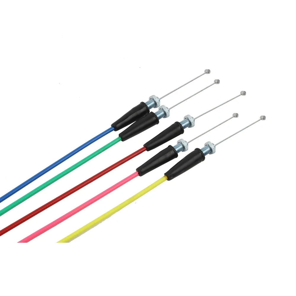 990mm New 4 Colors for KTM Honda Yamaha Kawasaki Suzuki Motorcycle Universal Twist Throttle Cable ATV Dirt Pit Bike Accessories