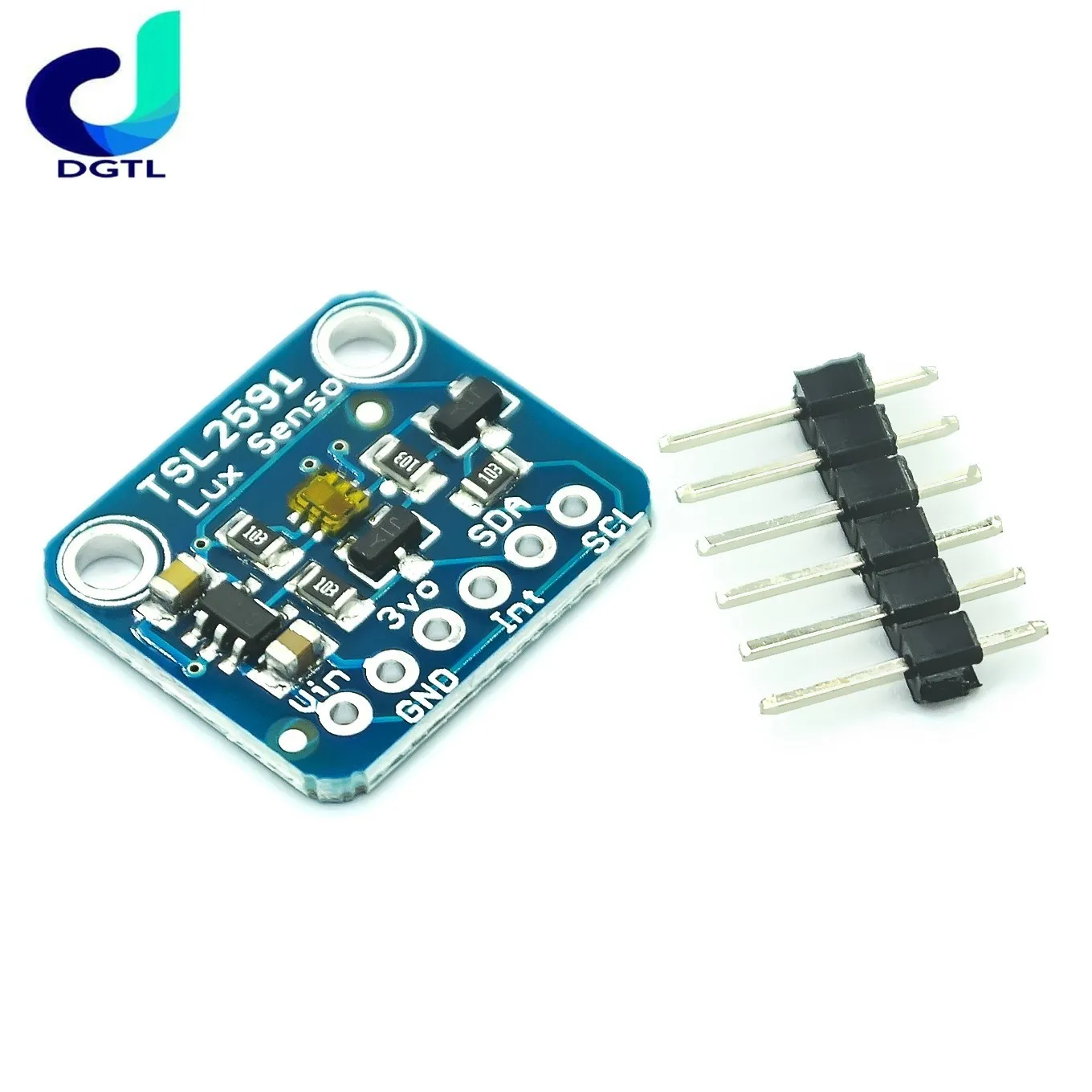

TSL2591 IIC I2C Light Sensor Breakout Module High Dynamic Range Digital Board TSL25911FN 3.3V 5V Diy Electronic