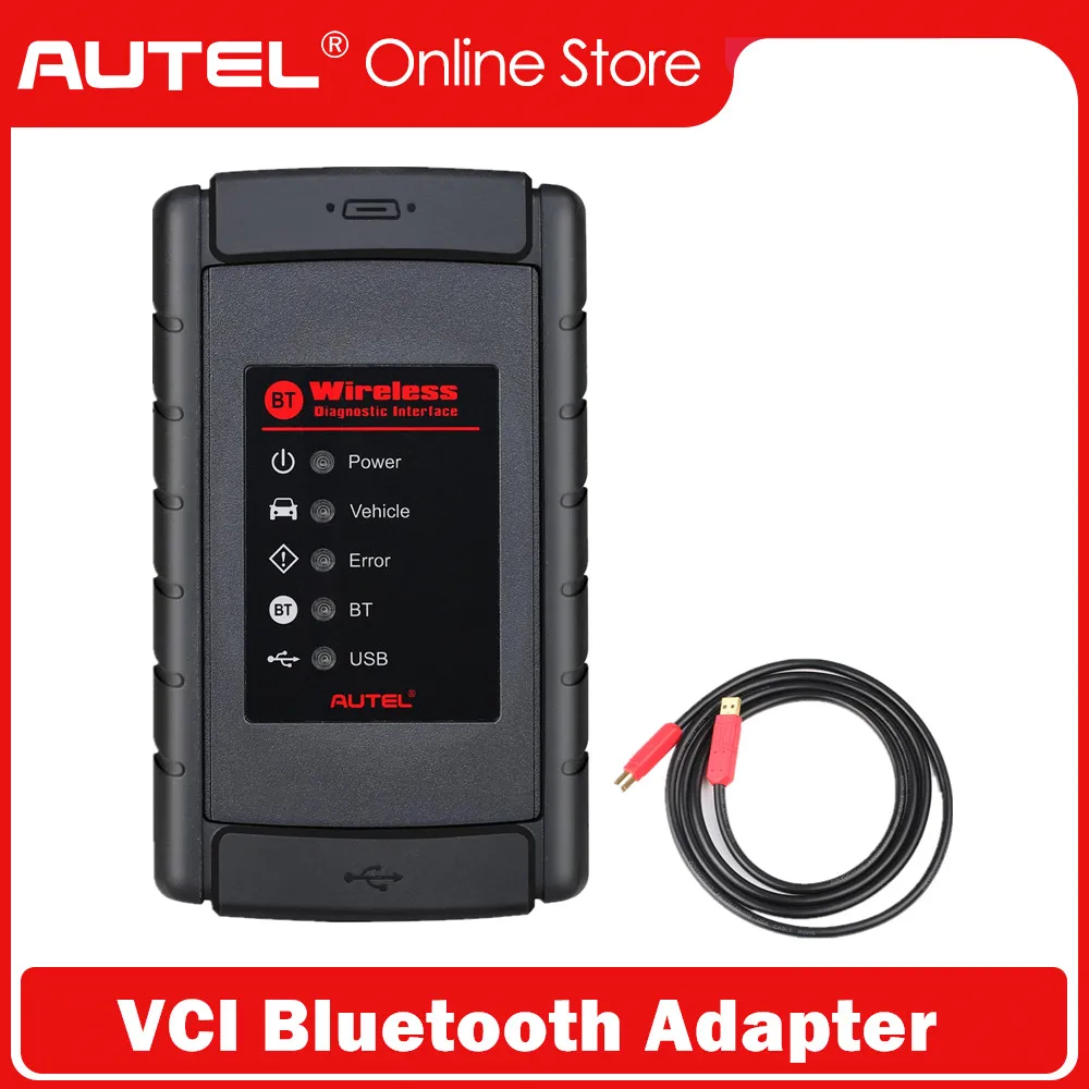 Autel VCI Bluetooth Adapter Wireless Diagnostic Interface Bluetooth Connection VCI for MS908S/ MS908/ MK908/ MS905/ MaxiSys Mini