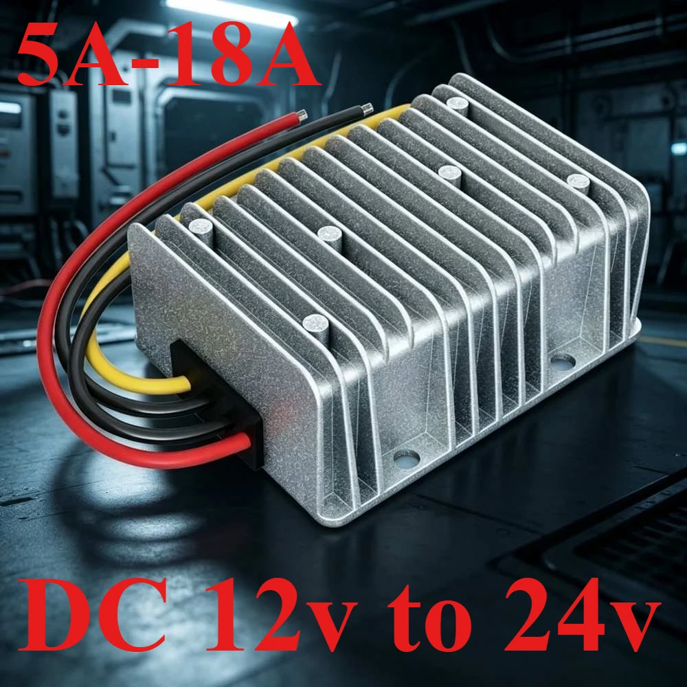 12v to 24v 5A 10A 15A Non Isolated Boost Power Converter 12 volts to 13.8V 15V 19V 27V 28 volts Voltage Regulator