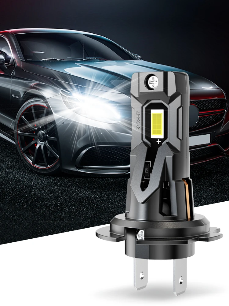 XSTORM H7 LED Koplampen 120 W 30000LM H7 LED Licht Auto Koplamp mist 6000 K 7035 CSP Koplamp met Turbo Fan Hoofd Licht - afbeelding 2