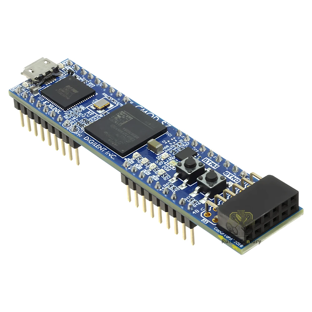 FOR Digilent Cmod S7 Xilinx Spartan-7 FPGA 410-376 Breadboardable 48-Pin DIP Module 3650 Slices 1620Kbits BRAM 80 DSP USB-JTAG view 2