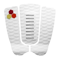 3 unid/set negro rojo tabla de Surf almohadilla de tracción agarre de cubierta tabla de Surf SUP espuma EVA diamante antideslizante pegamento fuerte cola recortable cola de pie