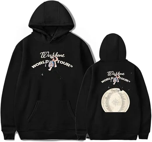 Conan Grey WISHBONE World Tour 2026 Merch Hoodie Winter Herren/Damen Casual Langarm Streetwear Sweatshirts Top