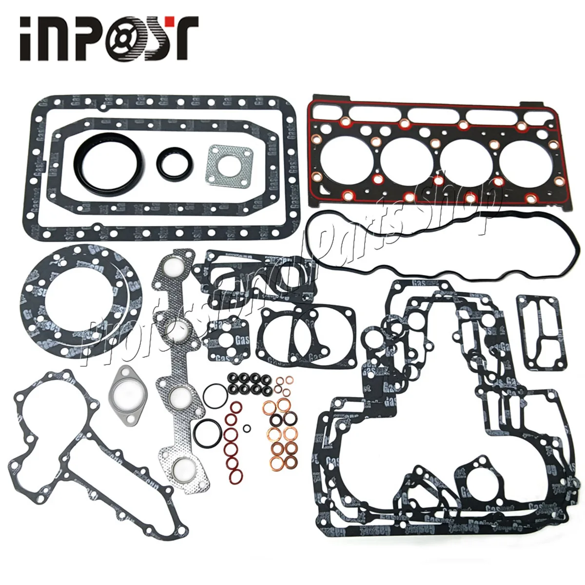 New Full Gasket Kit For Kubota V2003 V2003T V2003M V2003DI Bobcat Tractor Excavator