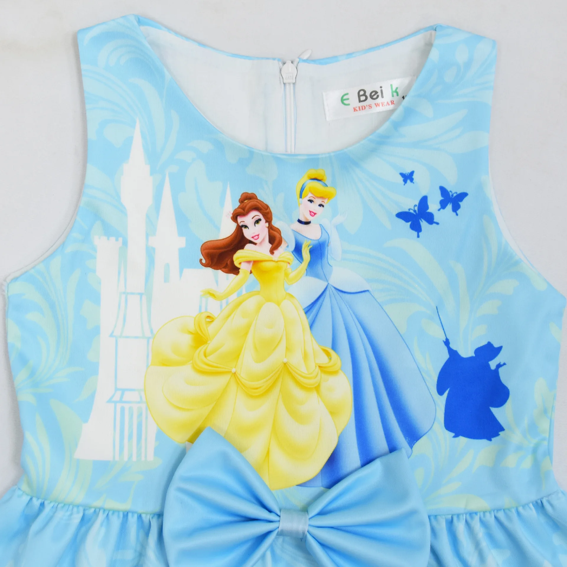 2024 Children\'s Castle Cinderella Rapunzel Girl Princess Dress Girls Clothes Summer Dresses Baby Dresses for Children Clothing