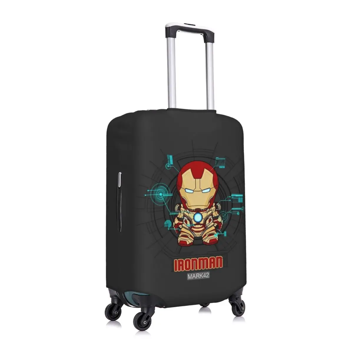 Iron Man Suitcase Cover Holiday Anime Manga Fun Luggage Accesories Business Protection