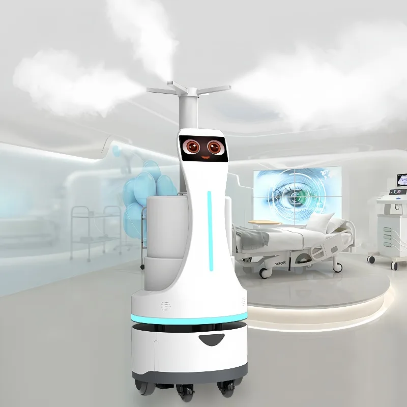 Automatic Greenhouse Sprayer Smart Spraying Robot Indoor Sprayer Greenhouse Disinfection Equipment Disinfection Robot