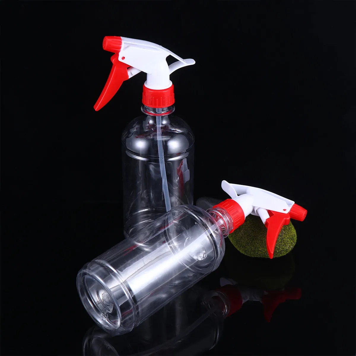 

5Pcs Ethyl Alcohol Spray Bottles Plastic Disinfectant Sprayers Compact Portable Containers for Travel Makeup Lotion Shampoo