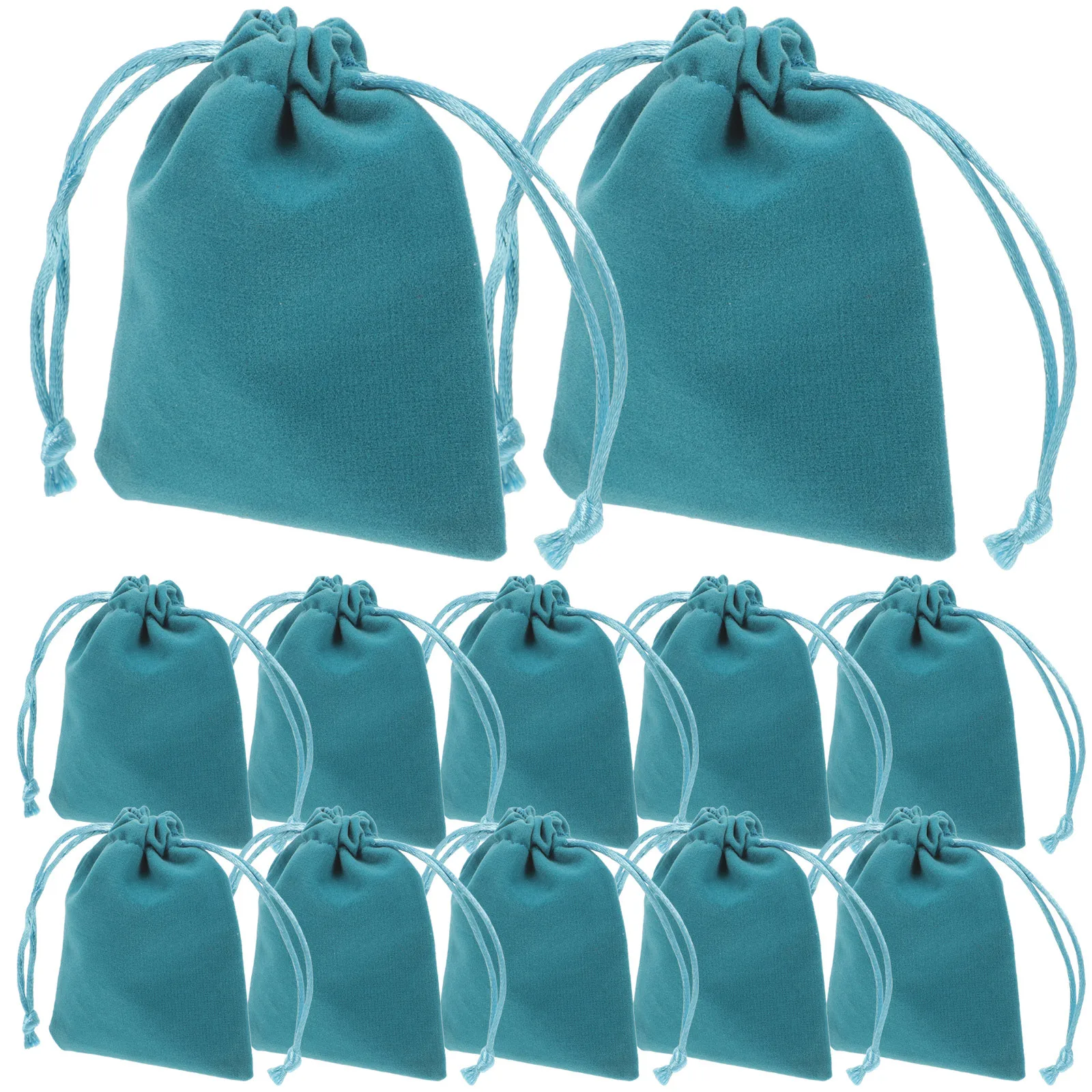 

12Pcs Jewelry Drawstring Bags Small Cloth Gift Bags Portable Wedding Festival Candy Storage Drawstring Bag Portable Gift Bag