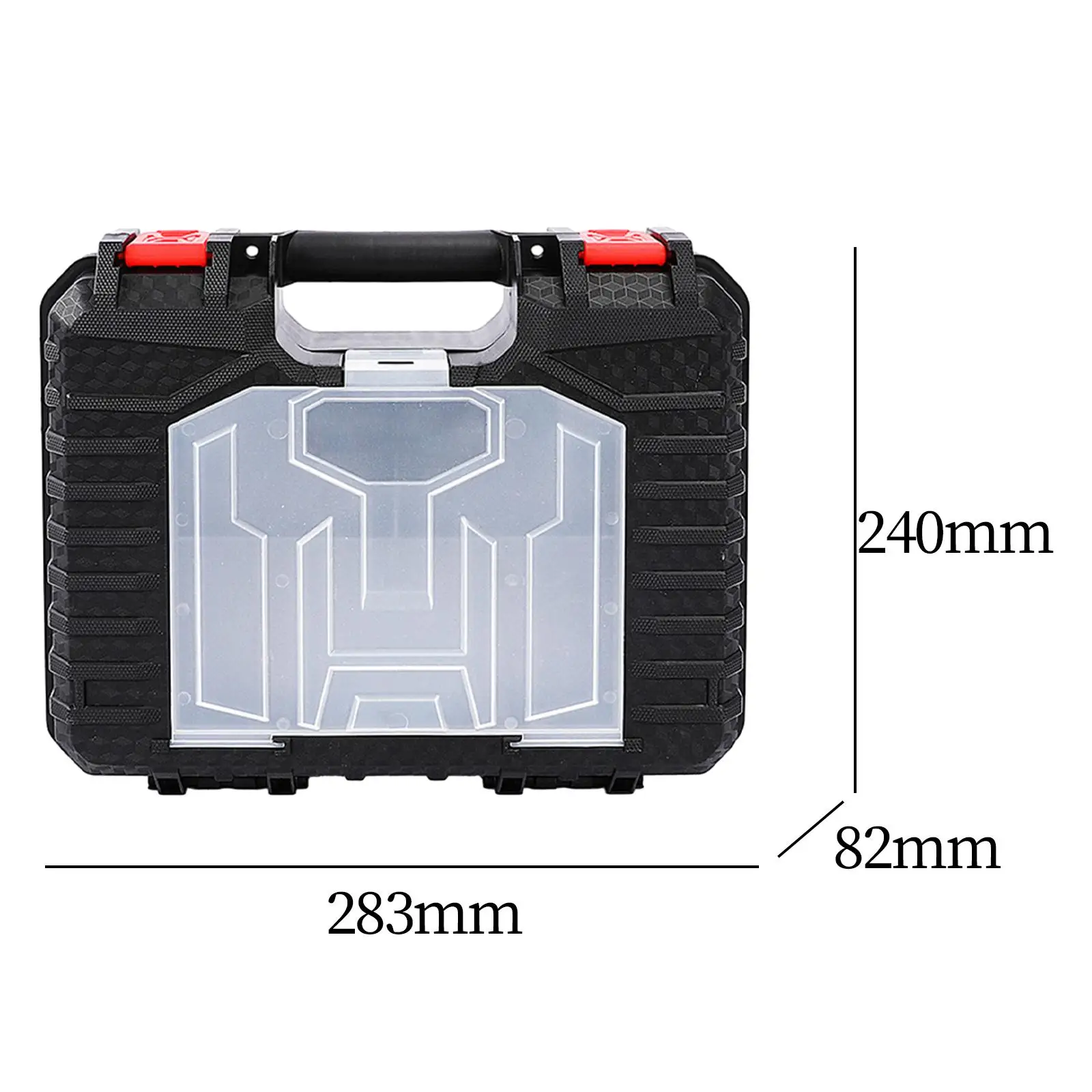 Electric Drill Carrying Case Hardware Tool Box Small Parts Organizer Travel Case Multipurpose Waterproof Power Drill Hard Case