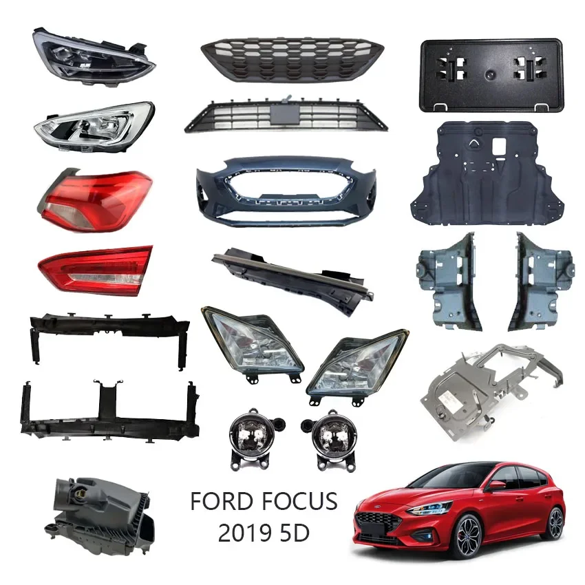 CZJF Car Accessories Facelift PP Material Body Kit Front Bumper Grill Full Set Body Kit For Ford Focus 2019 JX7B-17757-E