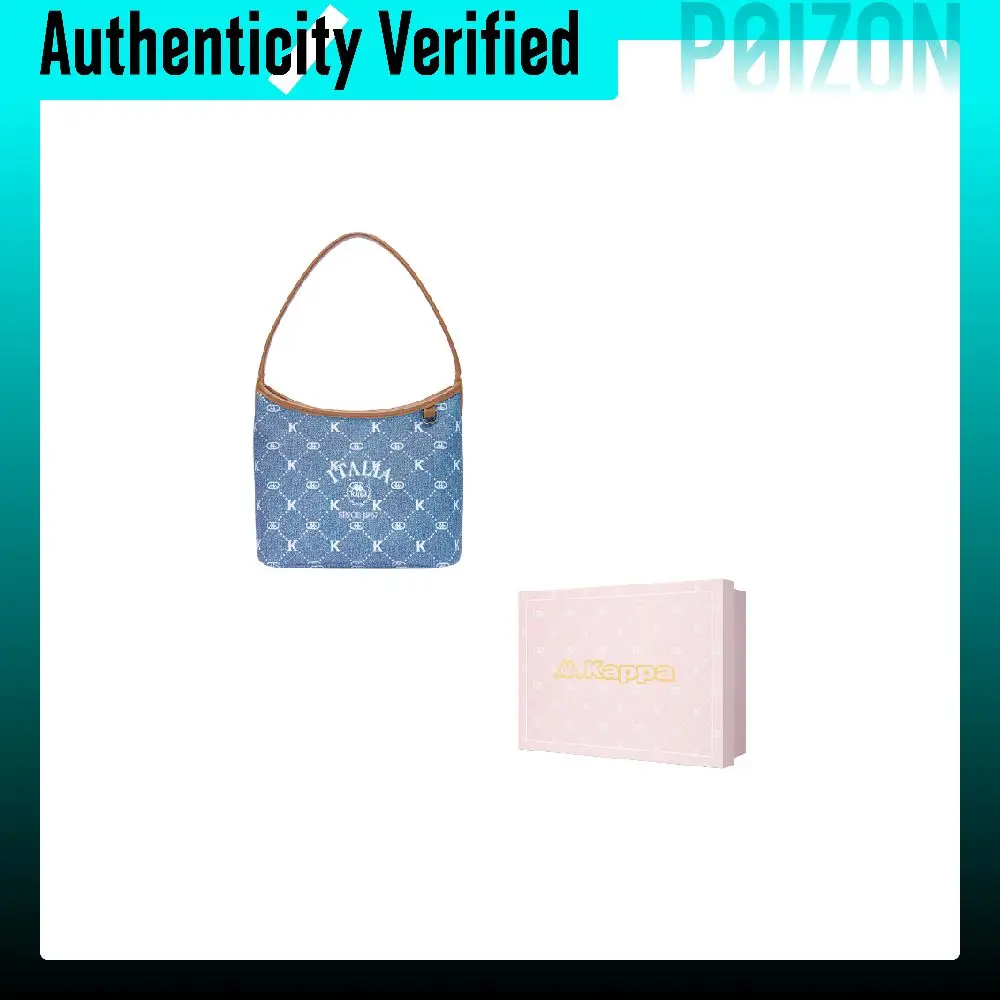 Bolsos de hombro Kappa, estilo vintage, de mezclilla azul, modelo K0F88BD13AE-8006P.