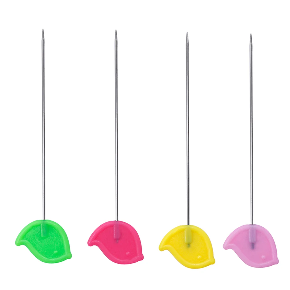 

50Pcs Plastic Bird Head Flat Sewing Pins Multicolor Durable Craft Decoration Dressmaker Quilting Accessories Sewing Pins