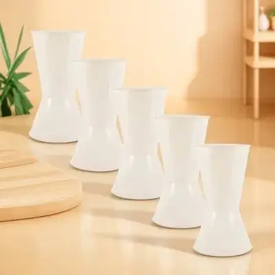 5Pcs Lightweight Plastic Bouquet Holder for Artificial Flowers Bridal Bouquet Support Base Flower Stem Holder Wedding Table - view 6