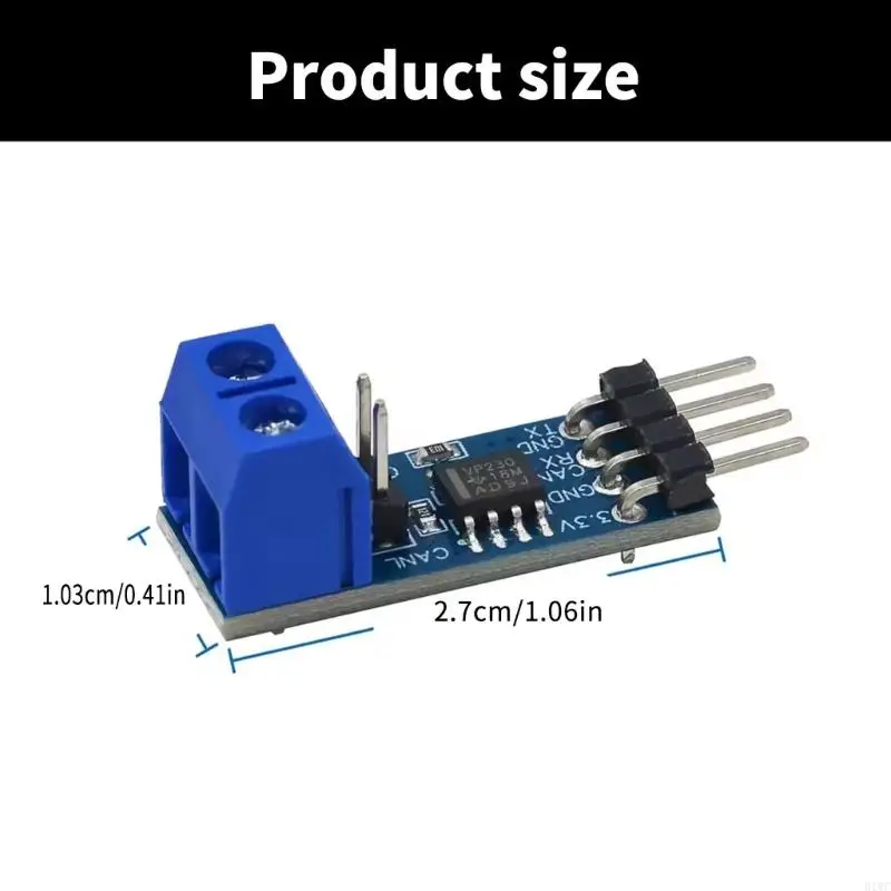 SN65HVD230 CAN Communication Module with Wide Voltages Ranges for Embeddeds Systems
