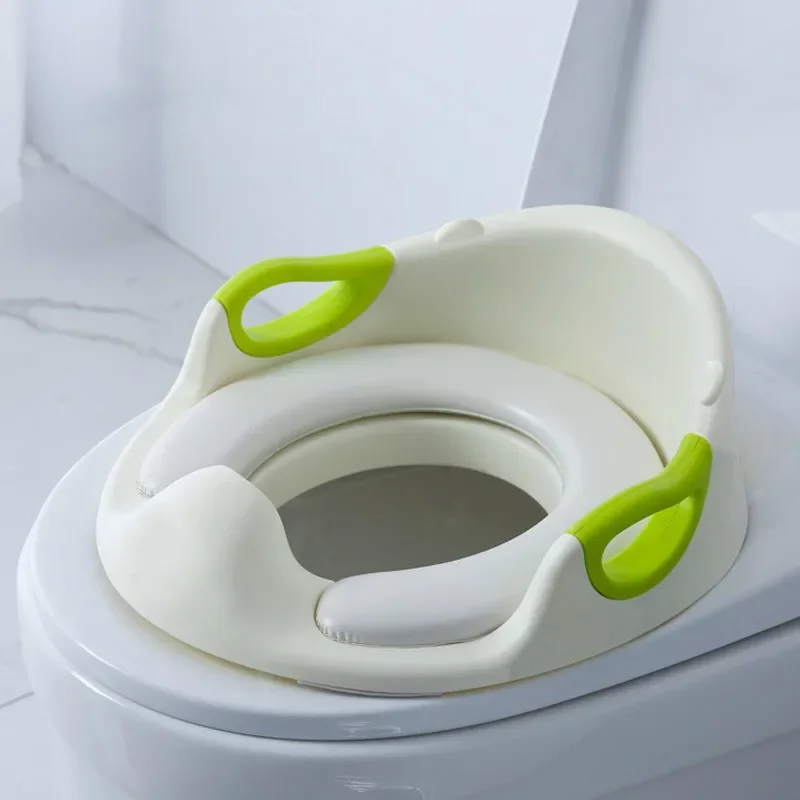 Removable Toilet Seat Accessories with Handrails Suitable for Children Aged 1-7 Years Old Potty Training