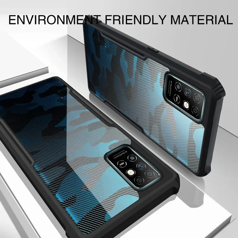 For Infinix Note8i Case PC+TPU Camouflage Shockproof Armor Airbag Back Cover Shell For Infinix Note 8i чехол Rzants