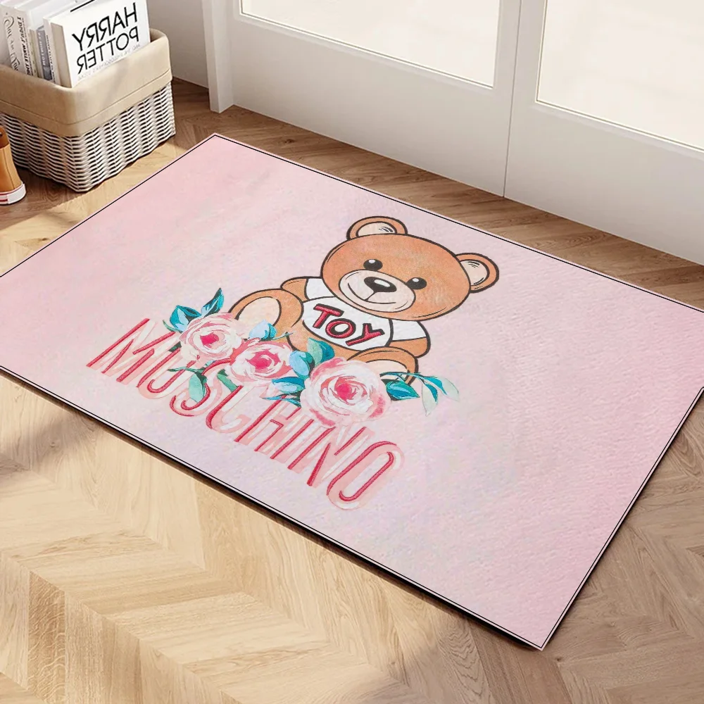 Moschino Bathroom Mat for Hallway on the Floor Front Door Mat Entrance Outdoor Rug Modern Home Decoration Accessories Bath Mats